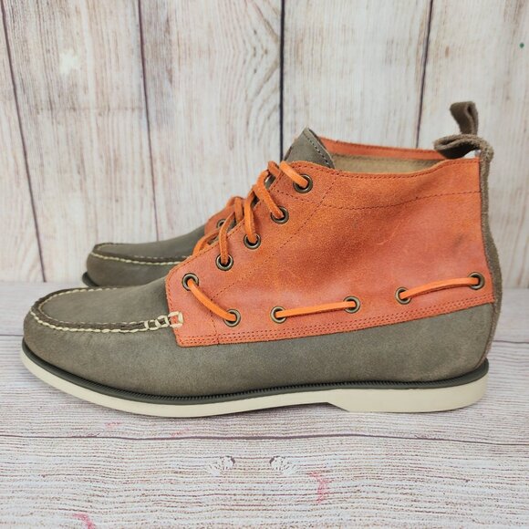 Polo Ralph Lauren Basildon Leather Ankle Shoes Men's Size 10.5 Chukka Boots - Picture 2 of 8